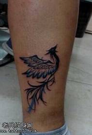 Kis Phoenix Totem tetoválás minta
