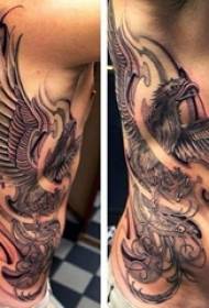 Tattoo Phoenix Variety Simple Line Tattoo Черен Phoenix Tattoo Pattern
