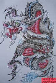 rukopis dominanta šál tetovania draka