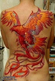 full-back personlighet fire Phoenix tatoveringsmønster