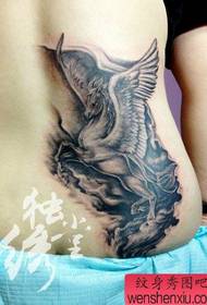 Waist classic good-looking Tianma tattoo pattern