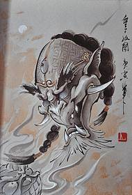 wojambula wakale wazithunzi zojambulidwa ndi munthu payekha 149764 - tattoo yaku China Fengshen chilombo kuti aliyense asangalale