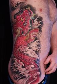 Erkek yan bel serin klasik kalamar dövme desen 149781-Tattoo show bar üç yaşındaki hayvan dövme tasarımları getiriyor