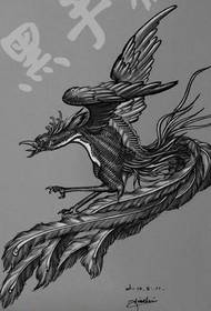 Corak tatu makhluk Tuhan: corak tato phoenix binatang haiwan klasik