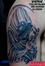 Hefei brave tattoo works: Death tattoo pattern