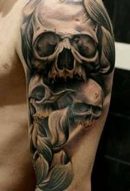 skullTake this time tattoo pattern