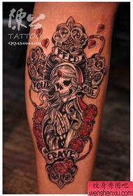 egy tetoválás tetoválás lábának klasszikus tetoválása