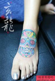 Tjejers populära vackra europeiska och amerikanska tatueringsdesigner