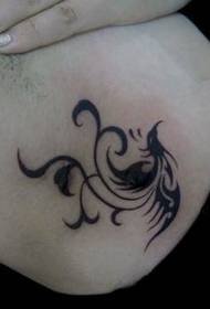 corak tatu totem phoenix yang perempuan suka