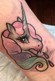 Tattoo Unicorn e nang le meralo e 9 e ntle ea unicorn ea tattoo
