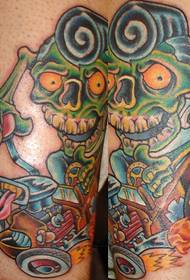 Color Zombie Tattoo