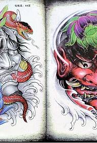 Tang Tattoo tatuaje liburuaren irudiaren eskuizkribua