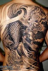 pilnas nugaros vėjo vienaragio tatuiruotės modelis 152073 - dailus kylino tatuiruotės modelis su rankomis
