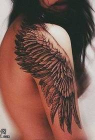 Big Arm Angel Tattoo Pattern