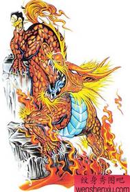 Fire Kirin tattoo picture and its significance