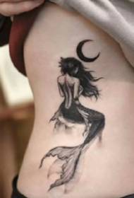 9 schöne Meerjungfrau Tattoo Design funktioniert