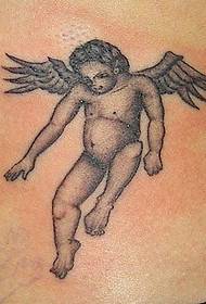 not very cute angel tattoo pattern