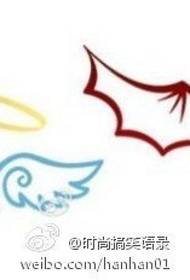 patró de tatuatge de parella: patró de tatuatge d’ales de parella tònic d’àngel dimoni totem patró de tatuatge d’ales
