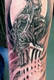 arm brong komesch Gargoyle a Vollmound Tattoo