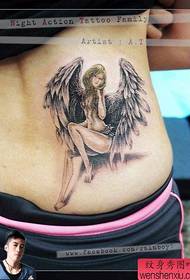waist beautiful beautiful angel wings tattoo pattern