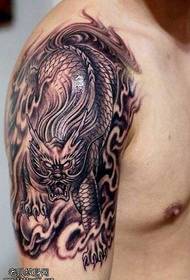 domineering unicorn tattoo pattern