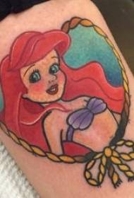 Tattoo mermaid 9 ການອອກແບບສັກກະລະບູຊາທີ່ມີຫົວຂໍ້ທີ່ສວຍງາມແລະມີເມດຕາ
