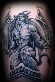 zastrašujući uzorak tetovaža zla čudovišta