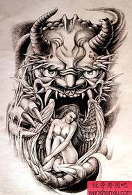 Vzor tetovania Devil Angel Wings
