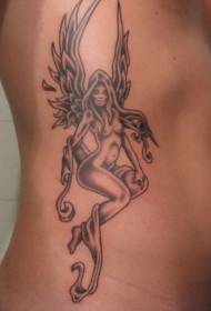 iphethini le-sexy elf tattoo enhle ezinhlangothini zezimbambo