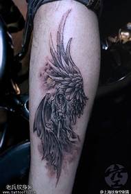 Devil Tattoo Pattern in Wings