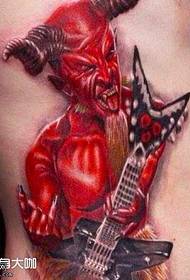 Waist Demon Tattoo Pattern