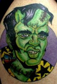 Mofuta oa tattoo oa Frankenstein