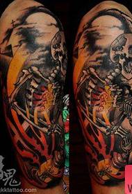 arms exquisite super Cool skull tattoo pattern