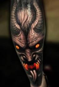 Spooky Devil Red Eye Tattoo- ის ნიმუში