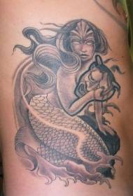 Mdyerekezi wa Mermaid ndi Prajna Tattoo