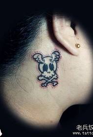 pigens hals totem lille tatoveringsmønster