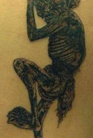 Patrunu di tatuaggi di demoni zombii brutti