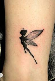 meninas perna totem elf tatuagem padrão
