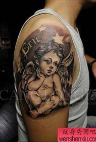 arm cute pop cherub tattoo pattern