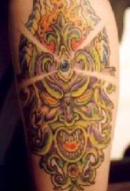 Mysterieuze Demon Tattoo patroon