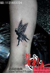 patrón de tatuaje de duende favorito de niña
