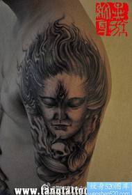 boy's arm popular classic Erlang God tattoo picture