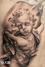 Mali uzorak tetovaže anđela