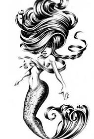 molimo oa letsoho la mermaid tattoo