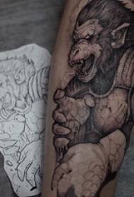 Τατουάζ τσίμπημα κόλπα διάφορα σκίτσο τατουάζ τέχνασμα τσίμπημα αφηρημένο μοτίβο τατουάζ