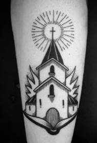 tatuaje de tatuaje de punto simple: un conjunto de tatuajes de tatuaje de punto gris negro en las piernas del brazo