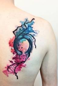 Farbverlauf Tattoo Lebendige Farbverlauf kreative Tattoo-Muster
