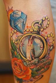 en uppsättning färgglada tatueringar med personlighet totem tatueringar