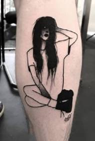 set hitam gelap karya tato gelap kepribadian