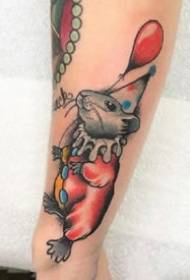 A very interesting color small tattoo picture